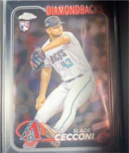 2024 Topps Chrome #77 Slade Cecconi — front