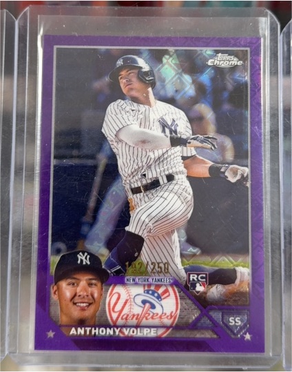 2023 Topps Chrome #4 Anthony Volpe — front