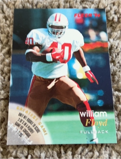 1996 Fleer #123 William Floyd — front