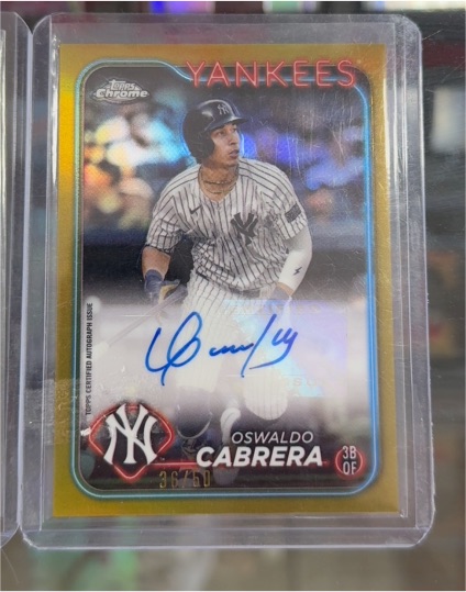 2024 Topps Chrome Update #AC-OC Oswaldo Cabrera — front