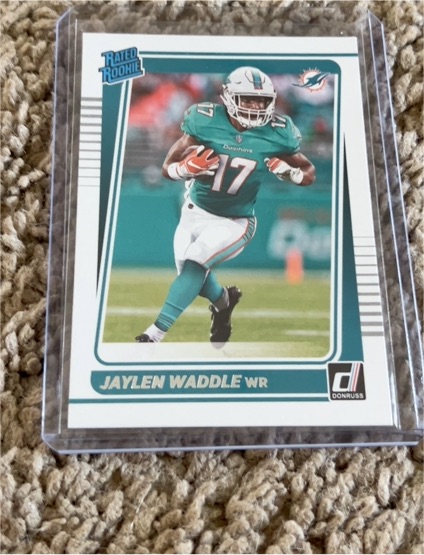 2021 Donruss #263 Jaylen Waddle — front