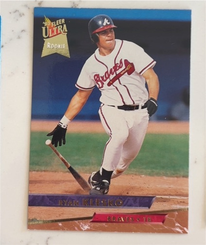 1993 Fleer Ultra #7 Ryan Klesko Rookie — front