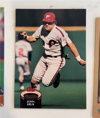 1992 Topps Stadium Club #251 John Kruk — front