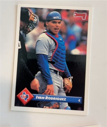 1993 Donruss #187 Ivan Rodriguez — front