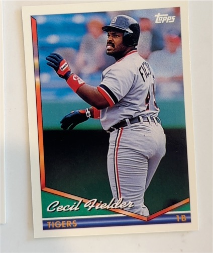 1994 Topps #190 Cecil Fielder — front