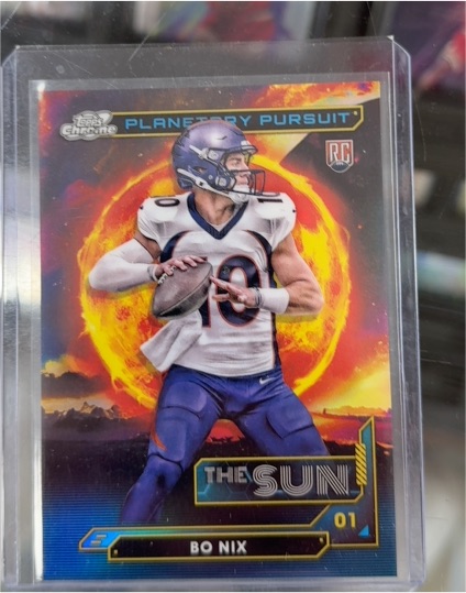 2024 Topps Chrome Cosmic #PPSU-BN Bo Nix — front