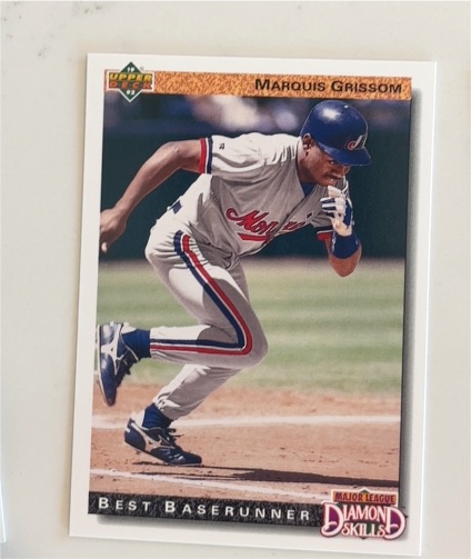 1992 Upper Deck #719 Marquis Grissom — front