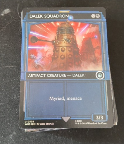 2023 MTG Universes Beyond: Doctor Who #0538 Dalek Squadron — front