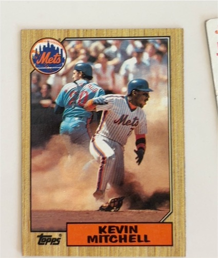 1987 Topps #653 Kevin Mitchell — front