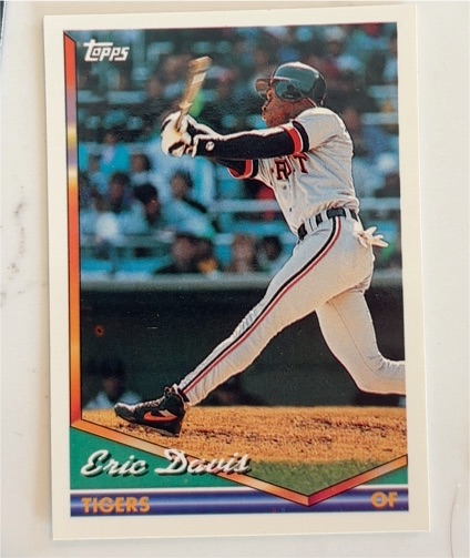1994 Topps #488 Eric Davis — front