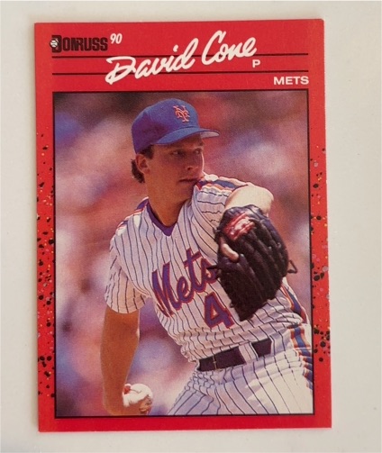 1990 Donruss #265 David Cone — front
