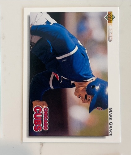 1992 Upper Deck #143 Mark Grace — front