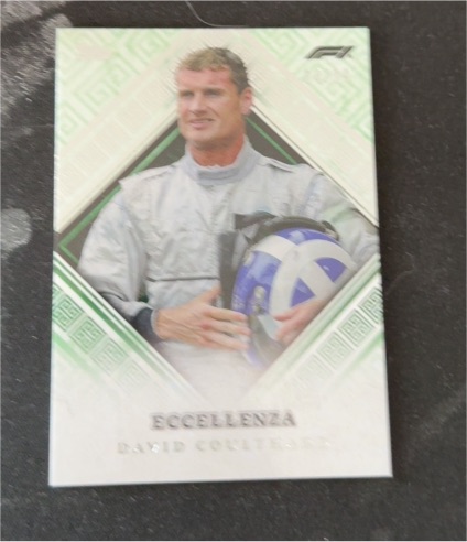 2024 Topps Eccellenza Formula 1 David Coulthard Veterano — front