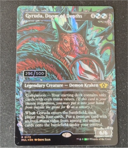 2023 March of the Machine: Multiverse Legends #42 Gyruda, Doom of Depths — front