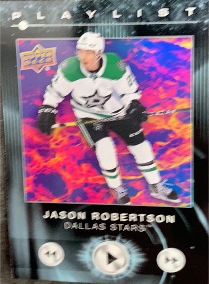 2024-25 Upper Deck Series 2 Playlist #PL-2 Jason Robertson — front