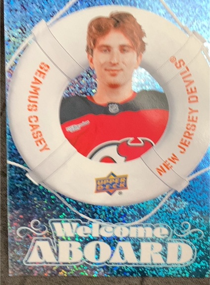 2024-25 Upper Deck Welcome Aboard #WA-12 Seamus Casey — front
