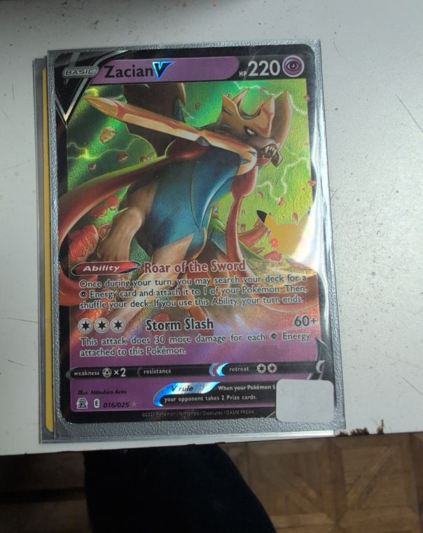 2021 Pokémon Celebrations #016 Zacian V — front