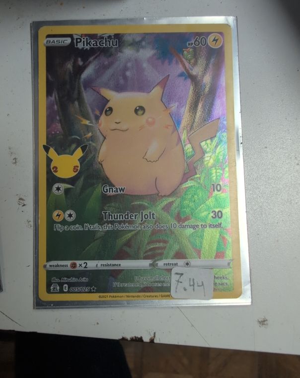 2021 Pokémon Celebrations #005 Pikachu — front