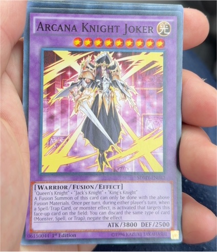 Yu-Gi-Oh! SDMY-EN042 Arcana Knight Joker — front