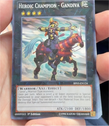 Yu-Gi-Oh! BP03-EN124 Heroic Champion - Gandiva — front