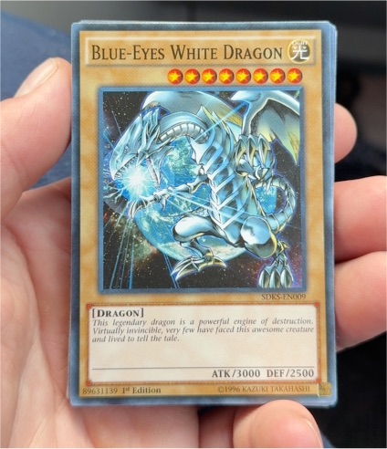 Yu-Gi-Oh! SDKS-EN009 Blue-Eyes White Dragon — front
