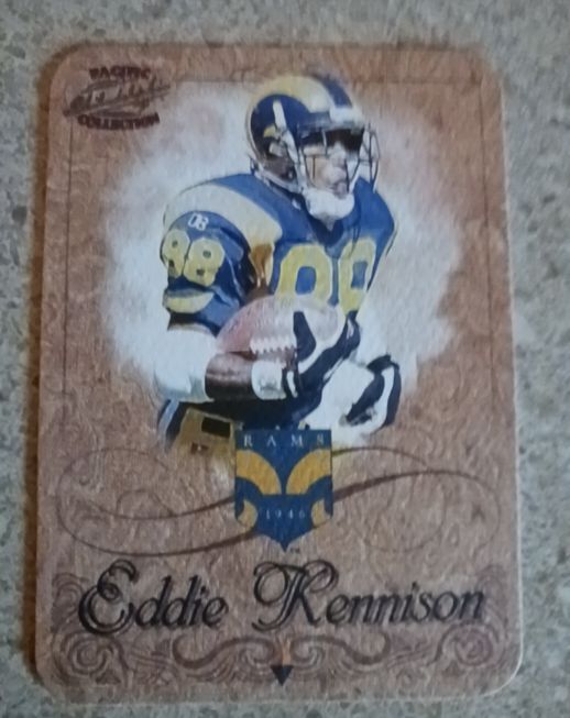 1997 Pacific Philadelphia Photoengravings #21 Eddie Kennison — front
