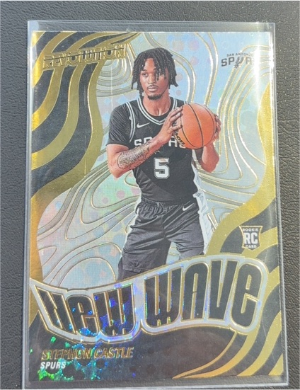 2024-25 Panini Revolution #18 Stephon Castle New Wave Rookie Card — front