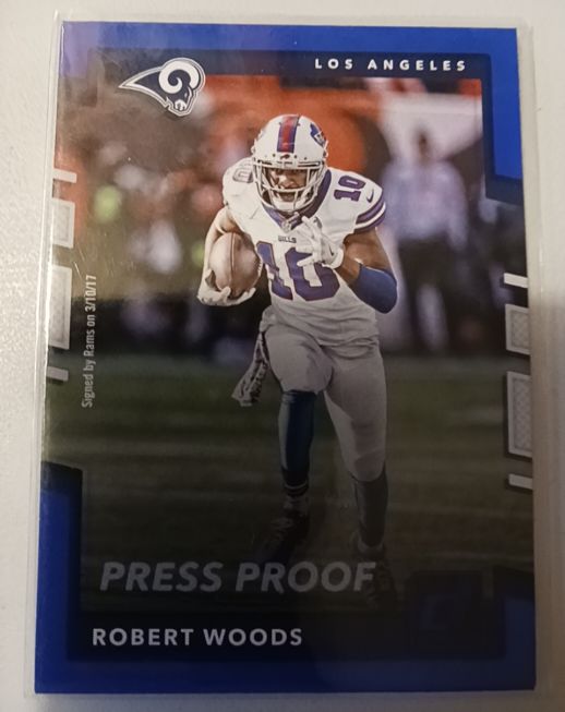 2017 Donruss Press Proof Blue #51 Robert Woods — front