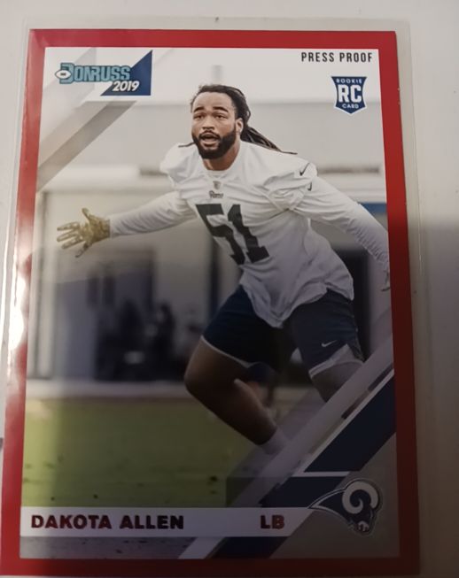 2019 Donruss #267 Dakota Allen — front