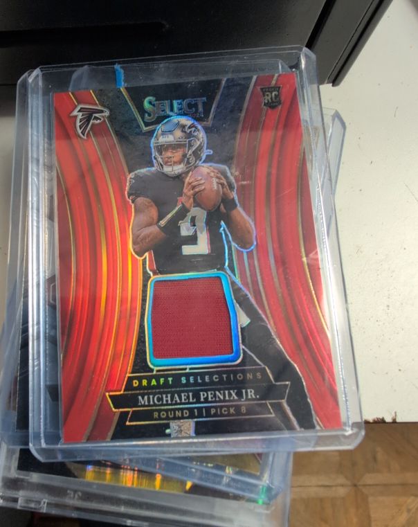 2024 Panini Select Draft Selections #DSM-MPJ Michael Penix Jr. — front