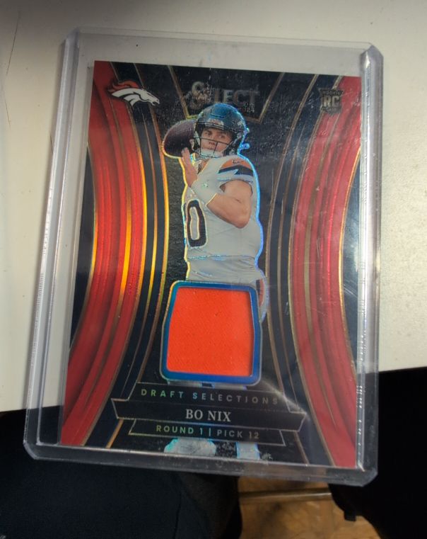 2024 Panini Select Draft Selections #DSM-BNX Bo Nix — front
