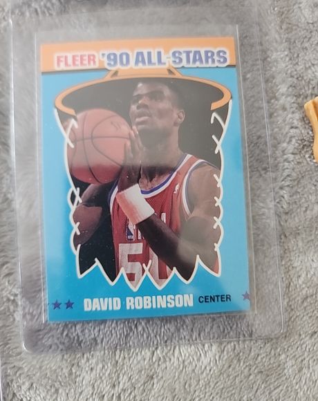 1990 Fleer '90 All-Stars #10 David Robinson — front