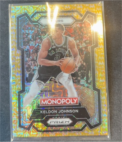 2023-24 Panini Prizm Monopoly #79 Keldon Johnson — front