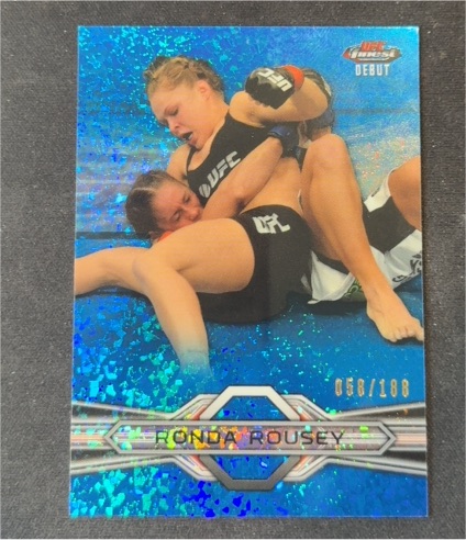 2013 Topps UFC Finest #30 Ronda Rousey — front