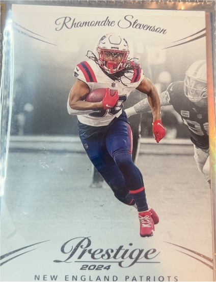 2024 Panini Prestige #202 Rhamondre Stevenson — front