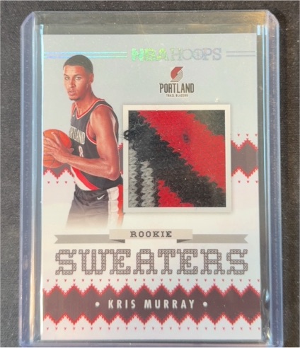 2023-24 Panini NBA Hoops Rookie Sweaters #RSW-KMU Kris Murray — front