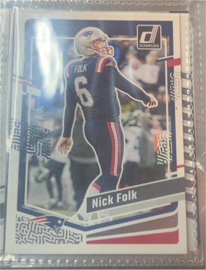 2023 Panini Donruss #208 Nick Folk — front