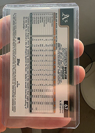 2024 Topps Chrome #67 Lawrence Butler — back