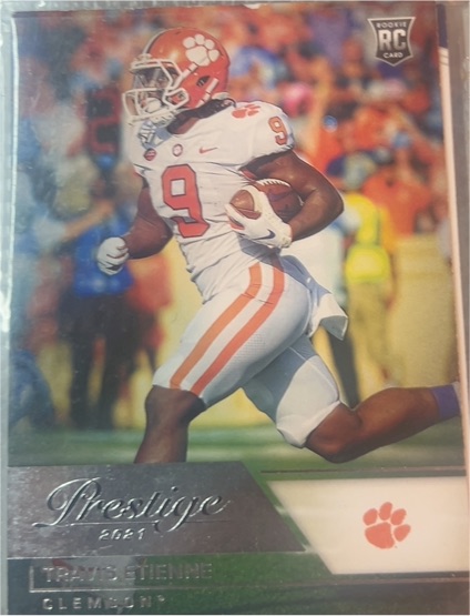 2021 Panini Chronicles Draft Picks Prestige #89 Travis Etienne Jr. — front