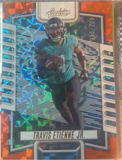 2023 Panini Absolute #56 Travis Etienne Jr. — front