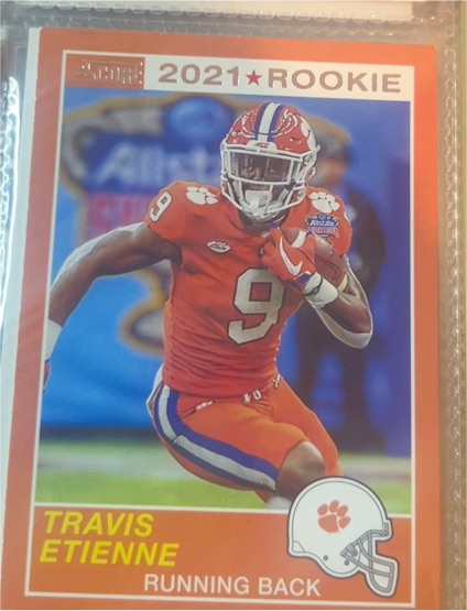2021 Panini Chronicles Score #68 Travis Etienne Jr. — front