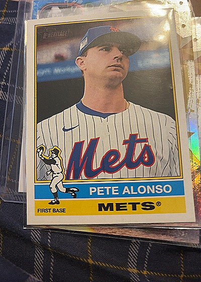 2025 Topps Heritage #374 Pete Alonso — front