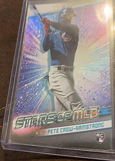 2024 Topps Series 1 Stars of MLB Chrome #CSMLB-25 Pete Crow-Armstrong — front