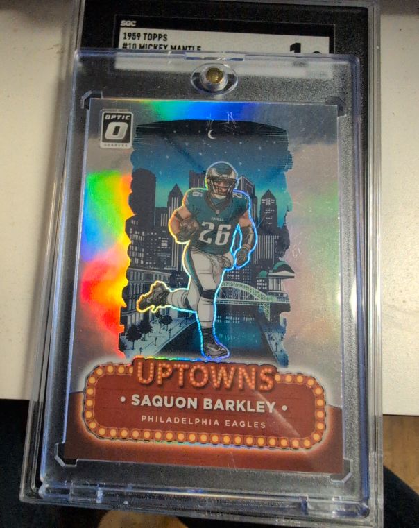 2024 Panini Donruss Optic Uptowns #17 Saquon Barkley — front