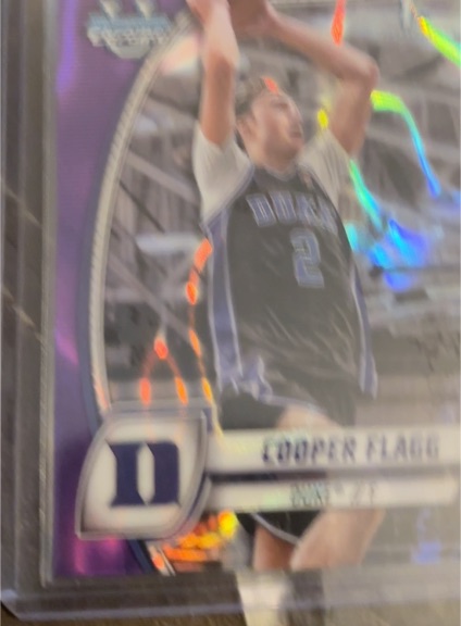 2024 Bowman University Chrome #16 Cooper Flagg — front