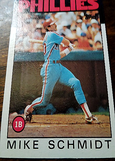 1986 Topps #200 Mike Schmidt — front