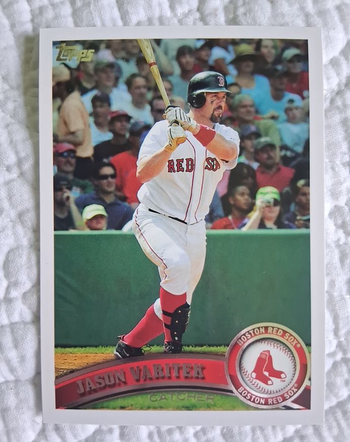 2011 Topps #115 Jason Varitek Boston Red Sox — front