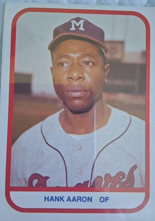 1987 TCMA 1957 Milwaukee Braves #1 Hank Aaron — front