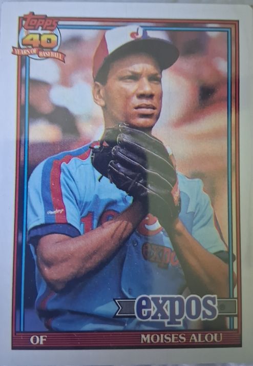 1991 Topps #526 Moises Alou — front