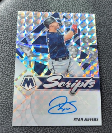 2022 Panini Mosaic Scripts Auto #SC-RJ Ryan Jeffers — front